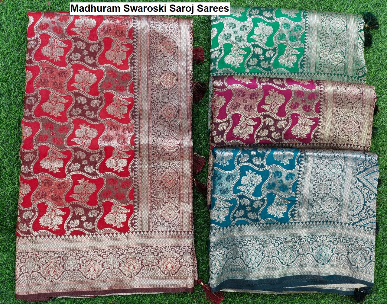 Madhuram Swaroski Saroj Sarees Manufacturer India