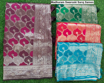 Madhuram Swaroski Saroj Sarees Manufacturer India