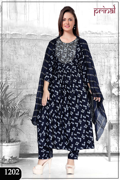 Madhuri 3 Prinal Rayon Readymade Pant Style Suits Manufacturer