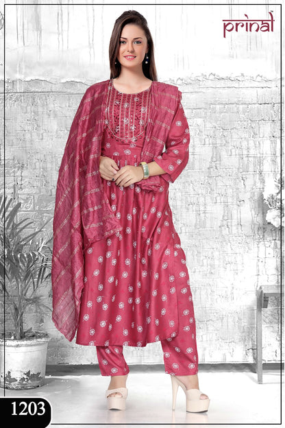 Madhuri 3 Prinal Rayon Readymade Pant Style Suits Manufacturer