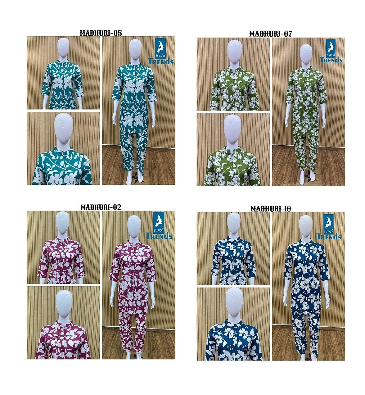 Madhuri Kaya Cotton Co Ord Set Exporter