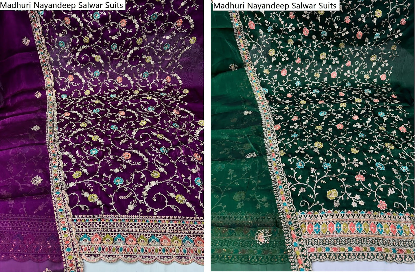 Madhuri Nayandeep Jimmy Chu Salwar Suits Wholesale