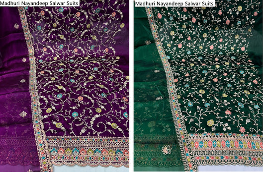 Madhuri Nayandeep Jimmy Chu Salwar Suits Wholesale