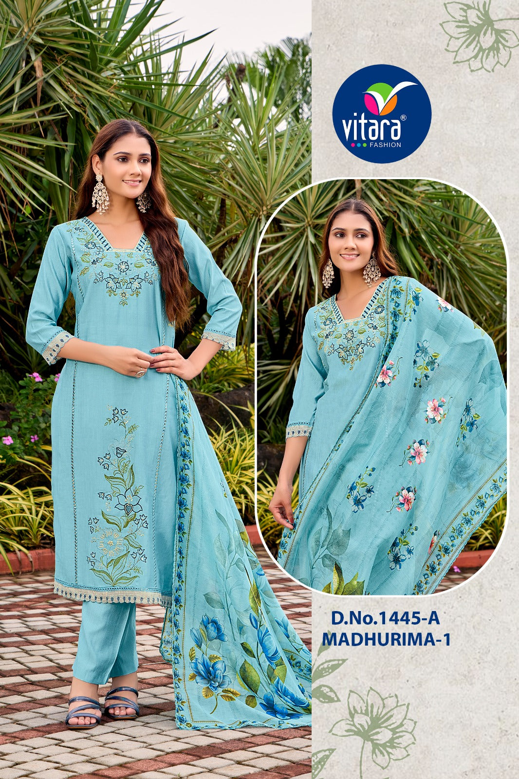 Madhurima 1-2 Vitara Vetican Silk Readymade Pant Style Suits Wholesale Price