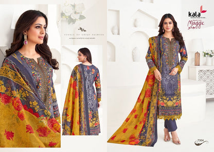 Maggic Vol 22 Kala Cotton Karachi Salwar Suits Exporter India