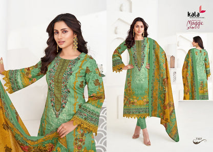 Maggic Vol 22 Kala Cotton Karachi Salwar Suits Exporter India