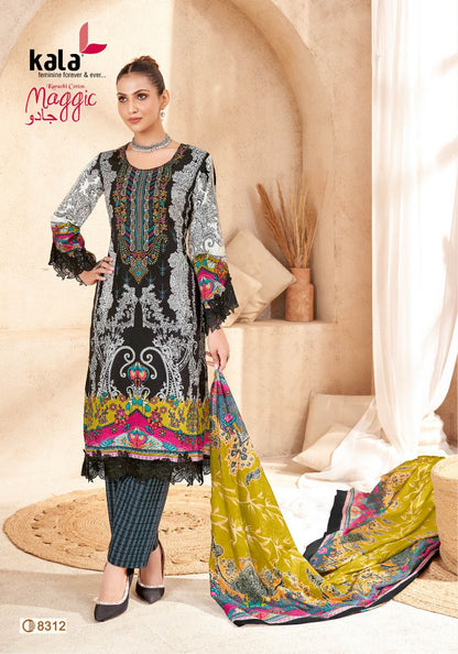 Maggic Vol 23 Kala Cotton Karachi Salwar Suits Supplier