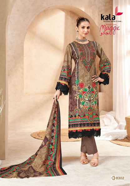 Maggic Vol 23 Kala Cotton Karachi Salwar Suits Supplier