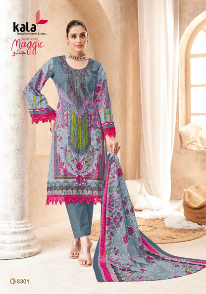 Maggic Vol 23 Kala Cotton Karachi Salwar Suits Supplier