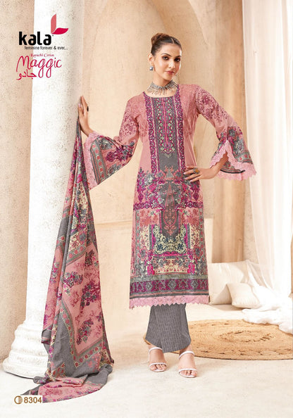 Maggic Vol 23 Kala Cotton Karachi Salwar Suits Supplier