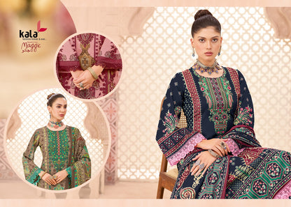 Maggic Vol 24 Kala Mix Cotton Karachi Salwar Suits Supplier