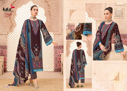 Maggic Vol 24 Kala Mix Cotton Karachi Salwar Suits Supplier