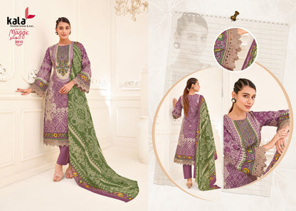 Maggic Vol 25 Kala Cotton Karachi Readymade Suits Supplier Ahmedabad