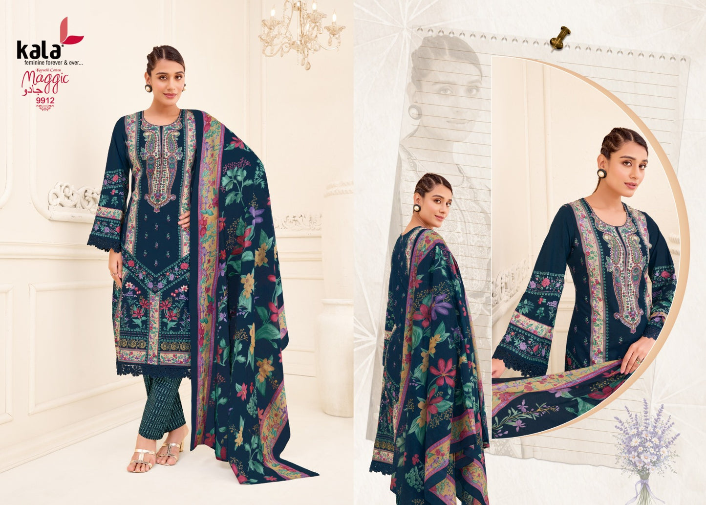 Maggic Vol 25 Kala Cotton Karachi Salwar Suits Wholesale