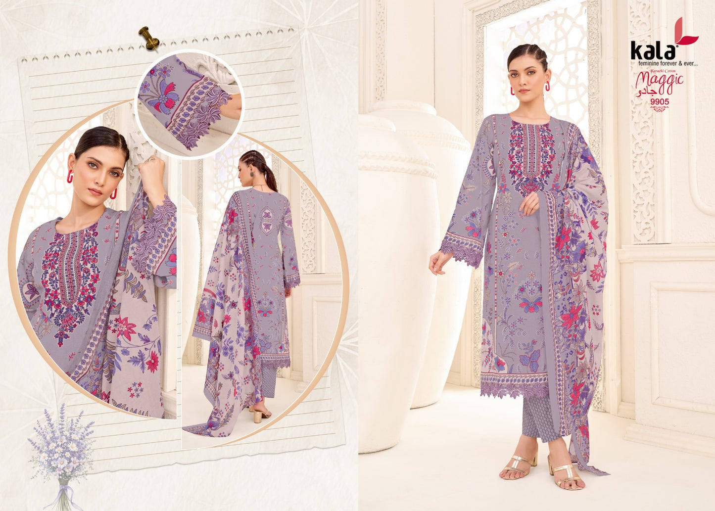 Maggic Vol 25 Kala Cotton Karachi Salwar Suits Wholesale