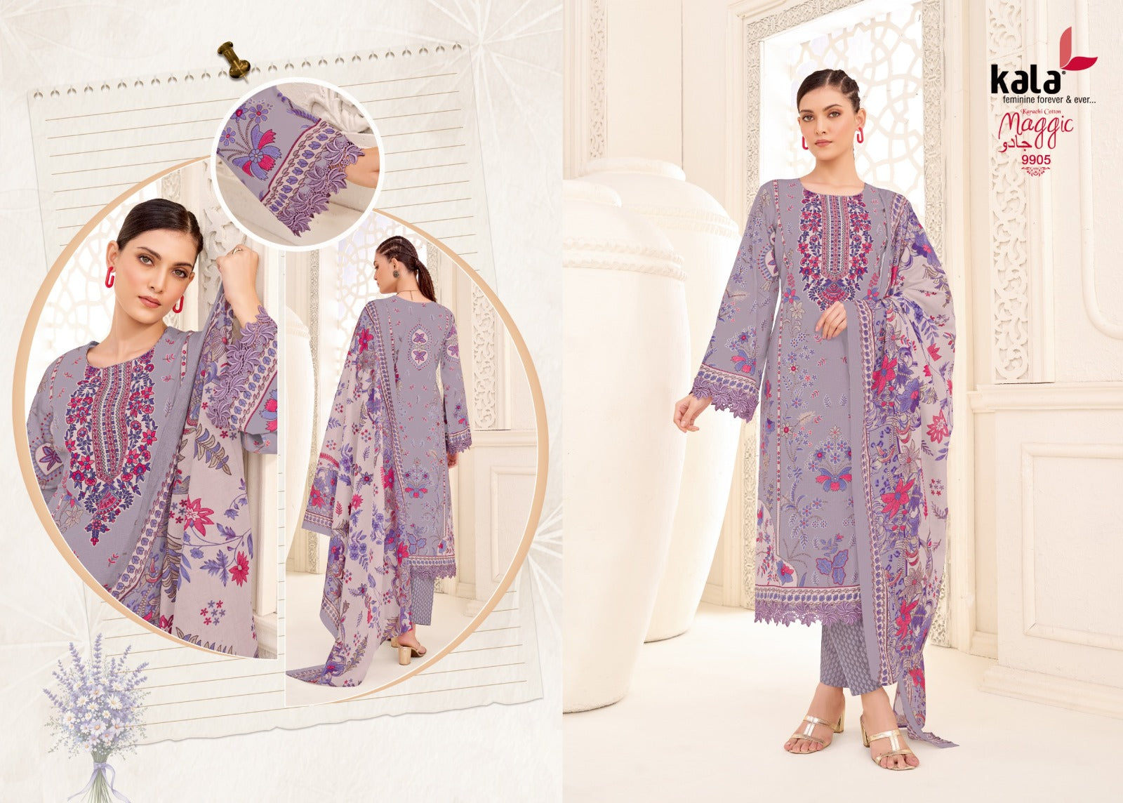 Maggic Vol 25 Kala Cotton Karachi Salwar Suits Wholesale