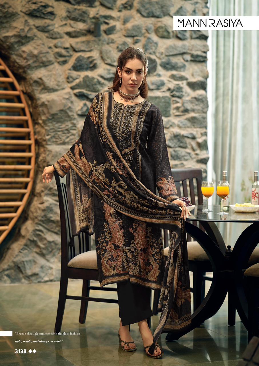 Magic Mannrasiya Lilen Pant Style Suits Supplier India