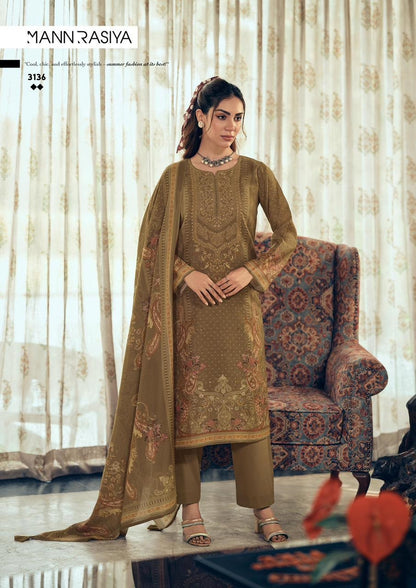 Magic Mannrasiya Lilen Pant Style Suits Supplier India