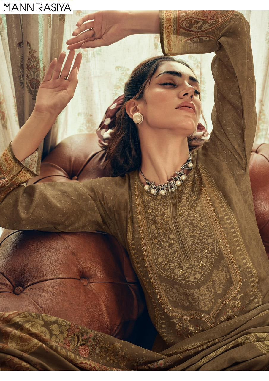 Magic Mannrasiya Lilen Pant Style Suits Supplier India