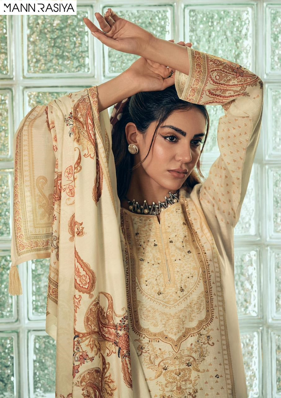 Magic Mannrasiya Lilen Pant Style Suits Supplier India