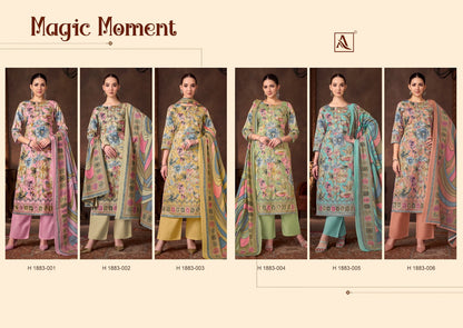 Magic Moment Alok Pure Zam Plazzo Style Suits Wholesale Price