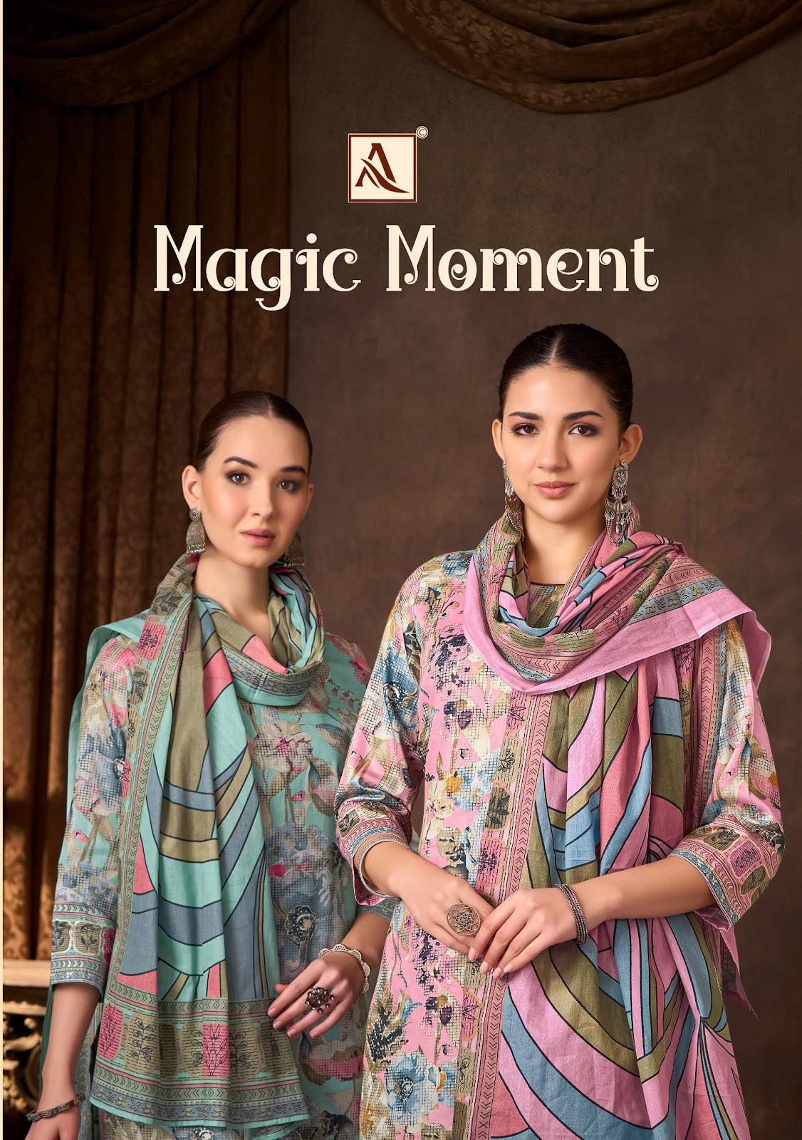 Magic Moment Alok Pure Zam Plazzo Style Suits Wholesale Price