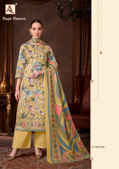 Magic Moment Alok Pure Zam Plazzo Style Suits Wholesale Price