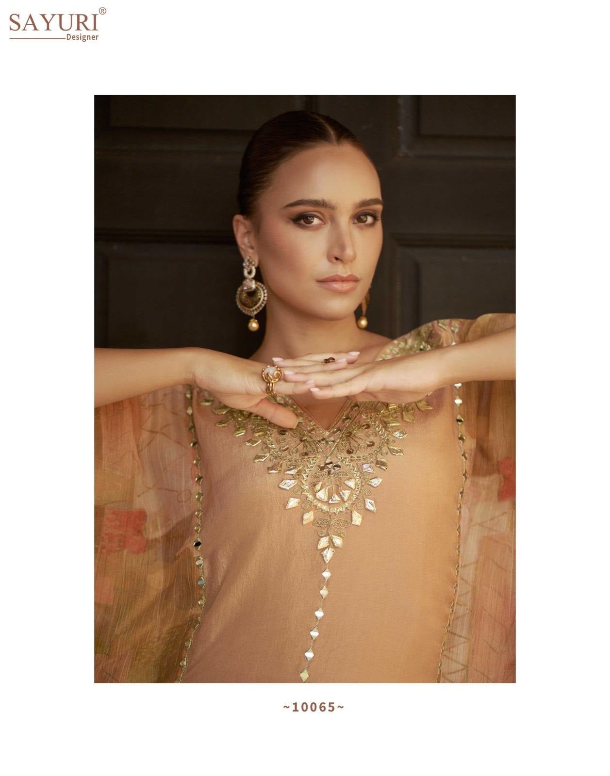 Magic Nx Kaftan Style Sayuri Viscose Jacquard Top Bottom Set Wholesaler India