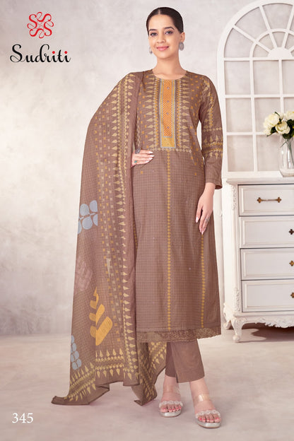 Magic Strip Sudriti Sahiba Pure Cotton Plazzo Style Suits Exporter Gujarat