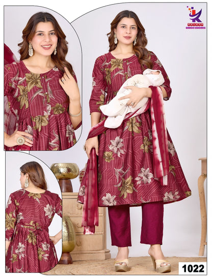Magical Fairy Mlm Kalash Lifestyle Vertican Feeding Readymade Suit Supplier India