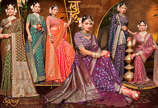 Magical Saroski Silk Vol 1 Saroj Sarees Wholesale