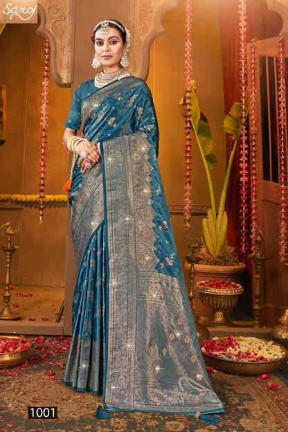 Magical Satin Saroski Vol 2 Saroj Silk Sarees Exporter Gujarat