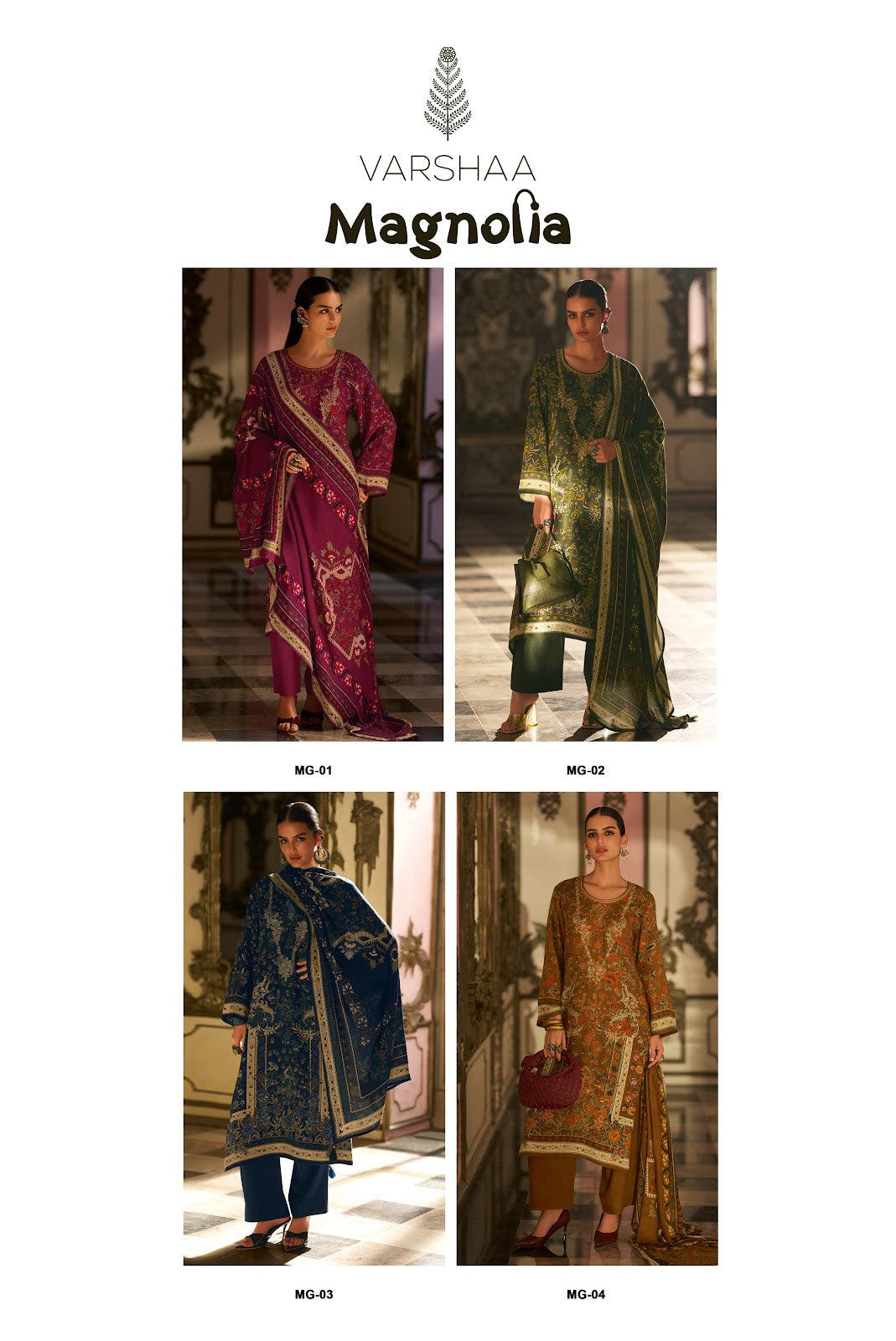 Magnolia Varshaa Pashmina Suits Manufacturer