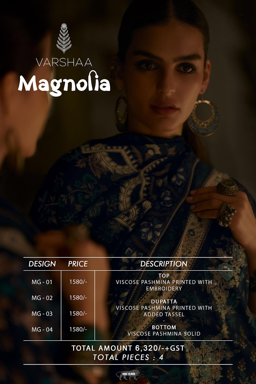 Magnolia Varshaa Pashmina Suits Manufacturer