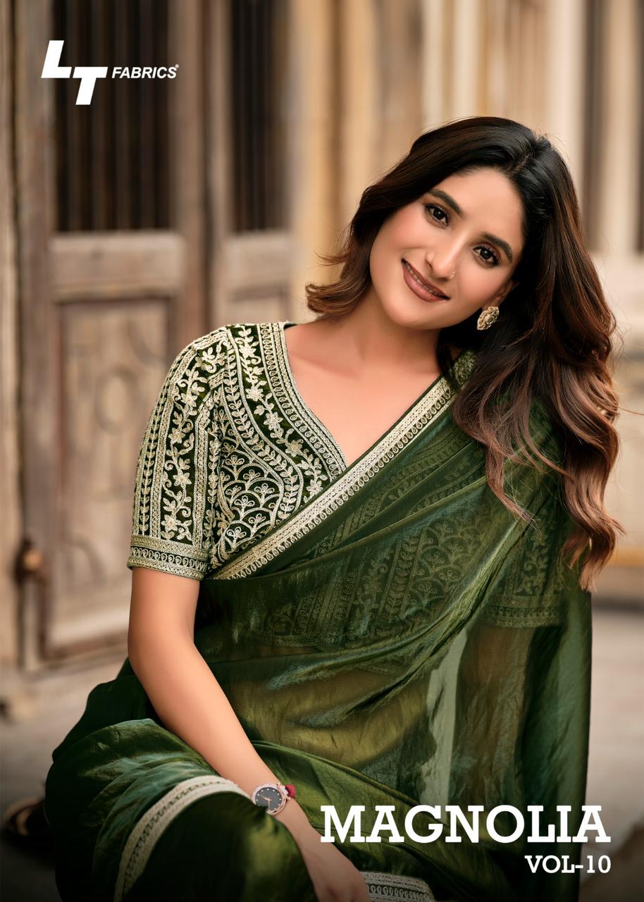 Magnolia Vol 10 Lt Fabrics Silk Sarees Exporter