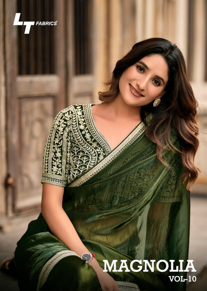Magnolia Vol 10 Lt Fabrics Silk Sarees Exporter