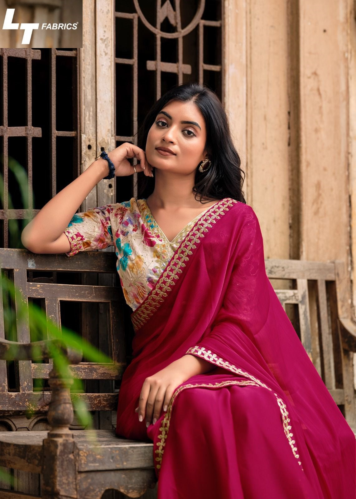 Magnolia Vol 9 Lt Fabrics Moss Sarees Manufacturer India