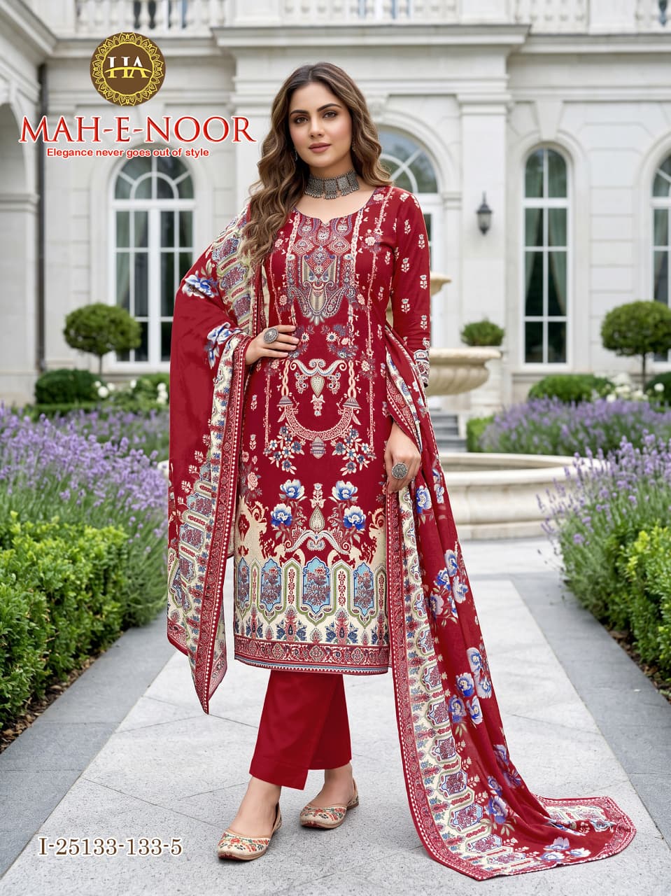 Mah E Noor Harshit Fashion Viscose Reyon Karachi Salwar Suits Manufacturer Ahmedabad
