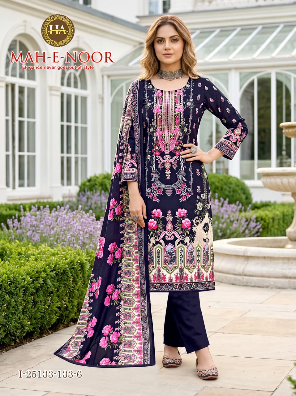 Mah E Noor Harshit Fashion Viscose Reyon Karachi Salwar Suits Manufacturer Ahmedabad
