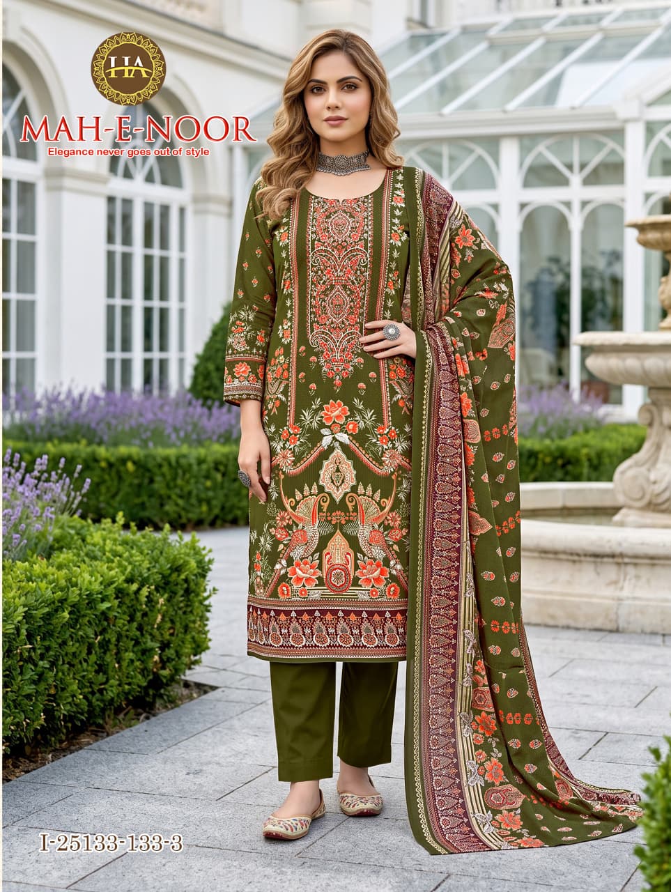 Mah E Noor Harshit Fashion Viscose Reyon Karachi Salwar Suits Manufacturer Ahmedabad