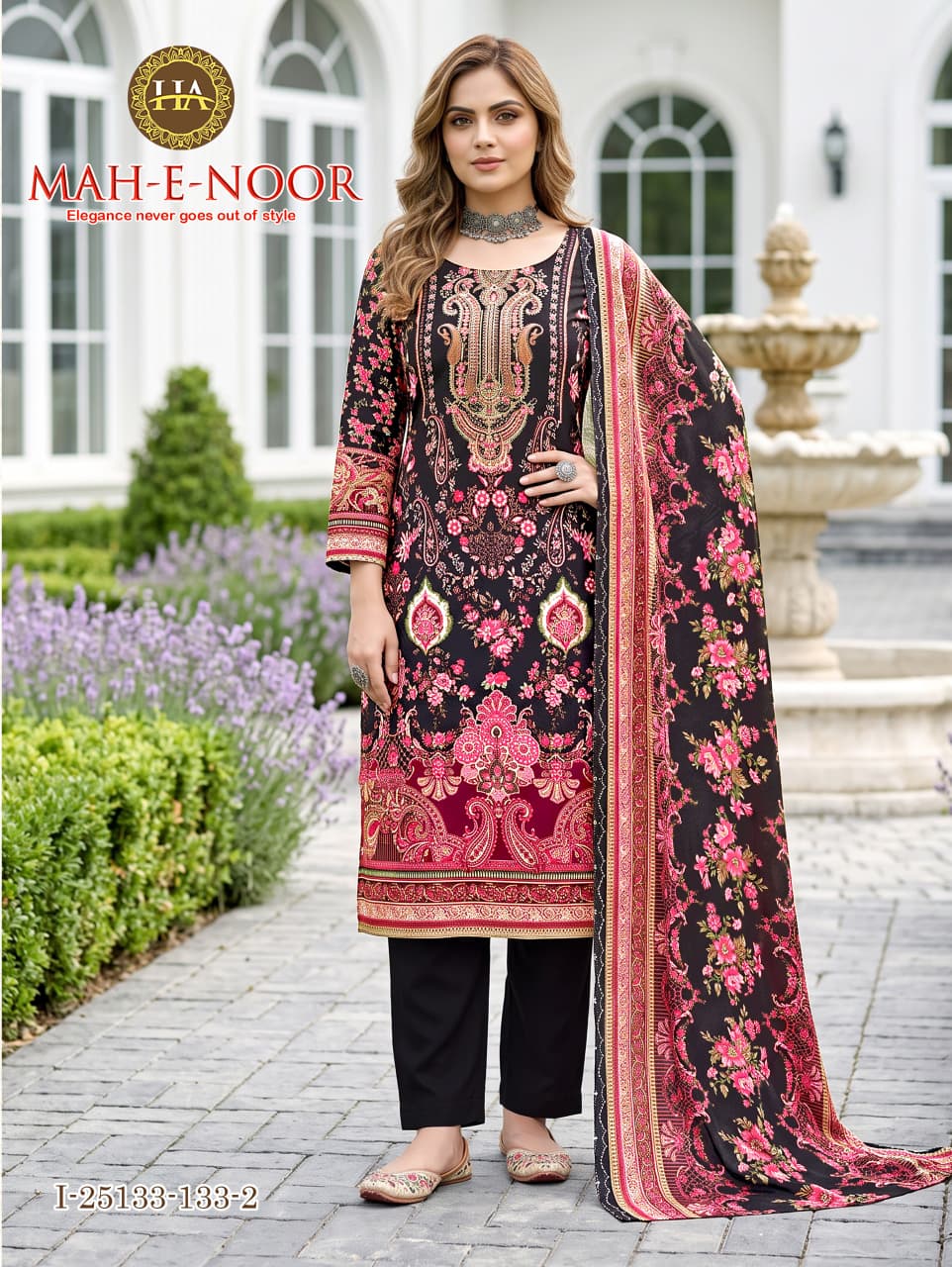 Mah E Noor Harshit Fashion Viscose Reyon Karachi Salwar Suits Manufacturer Ahmedabad