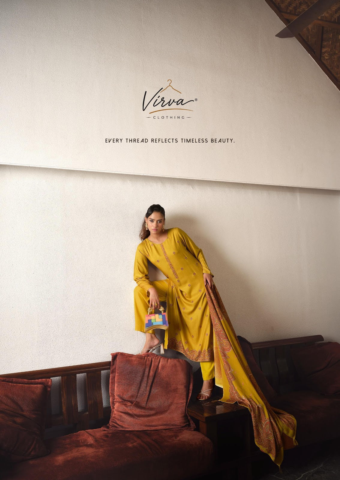 Mah E Noor Virva Viscose Pashmina Suits Exporter Gujarat