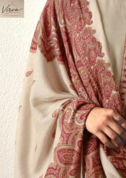 Mah E Noor Virva Viscose Pashmina Suits Exporter Gujarat