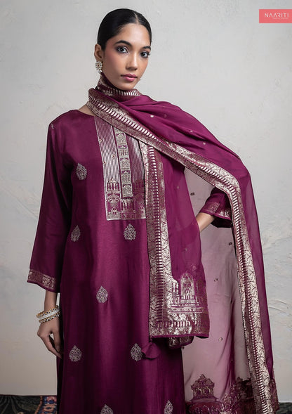 Mahal Naariti Silk Pant Style Suits Wholesaler