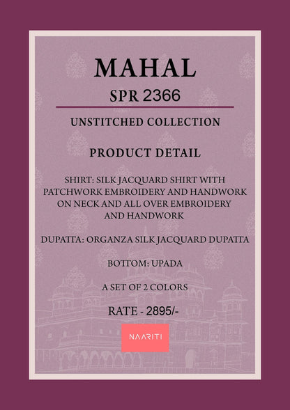 Mahal Naariti Silk Pant Style Suits Wholesaler