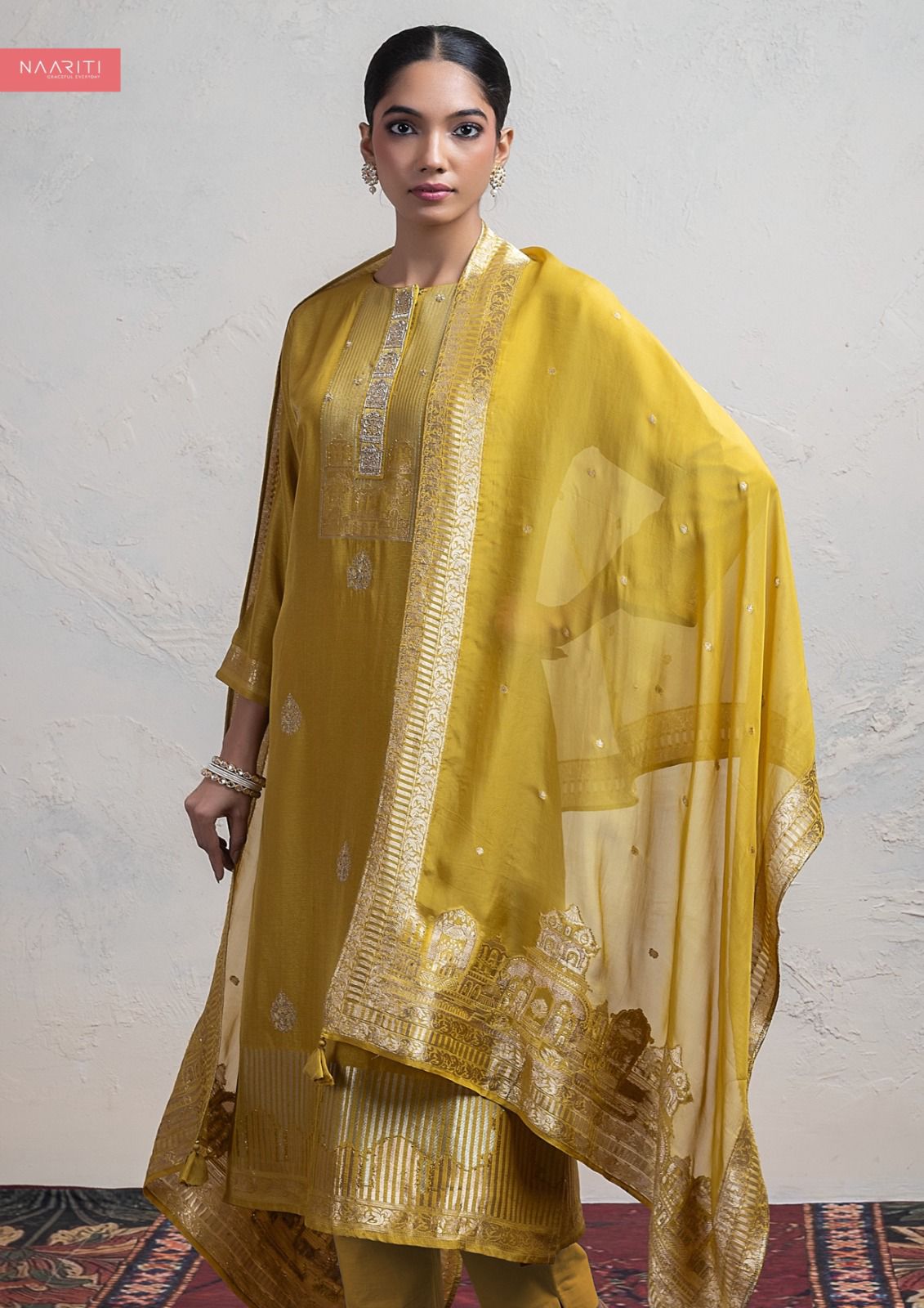 Mahal Naariti Silk Pant Style Suits Wholesaler