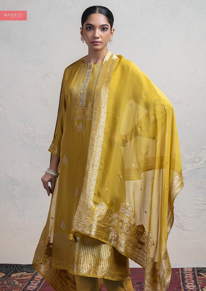 Mahal Naariti Silk Pant Style Suits Wholesaler