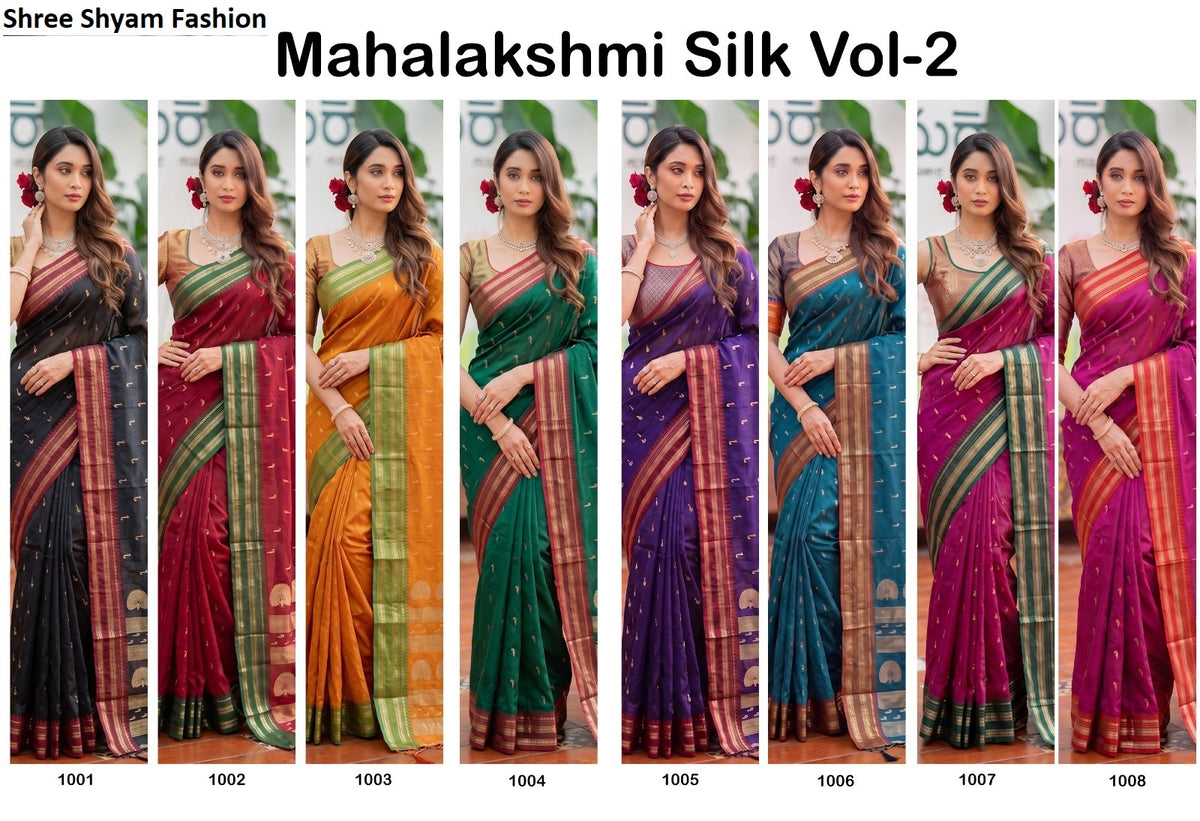 Mahalakshmi Silk Vol 2 Shree Shyam Fashion Sarees Manufacturer