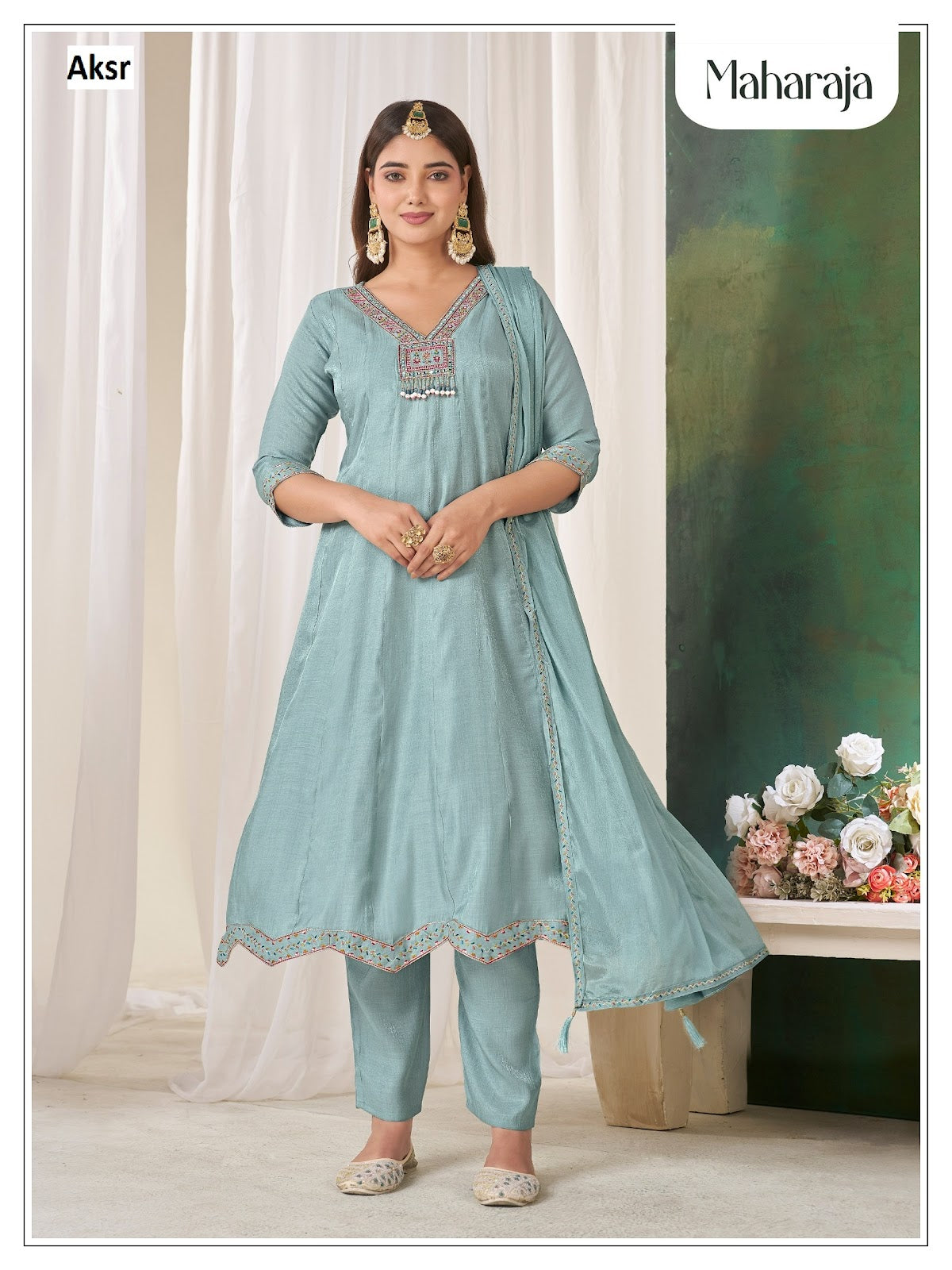 Maharaja Aksr Readymade Anarkali Suits Wholesale Rate