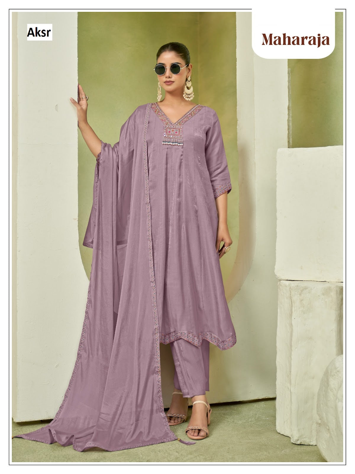 Maharaja Aksr Readymade Anarkali Suits Wholesale Rate